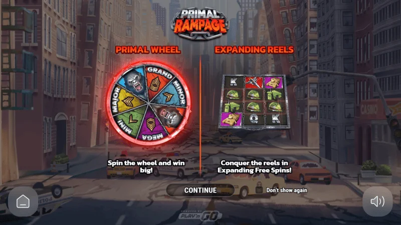 Primal Rampage - loading screen